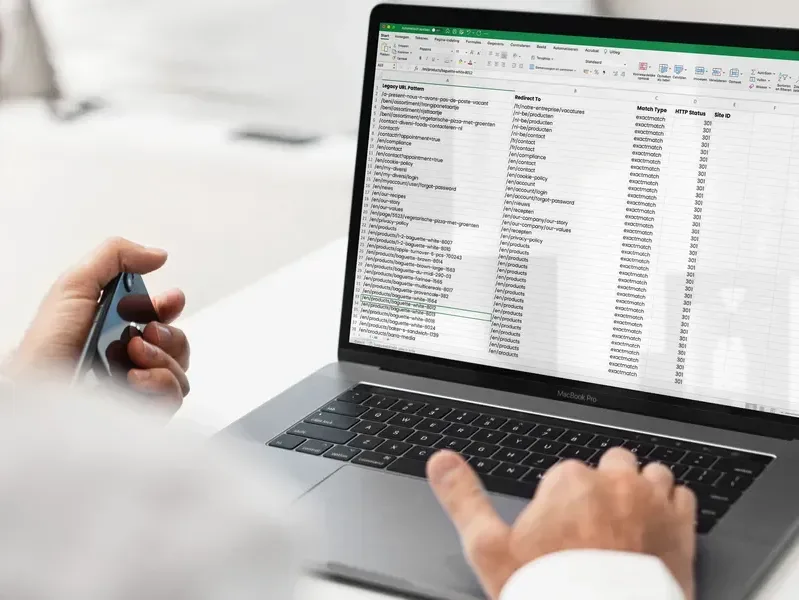 Redirect plan excel