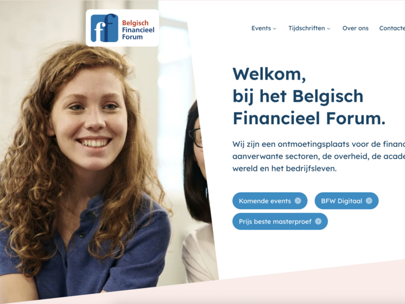 Homepage Belgisch Financieel Forum
