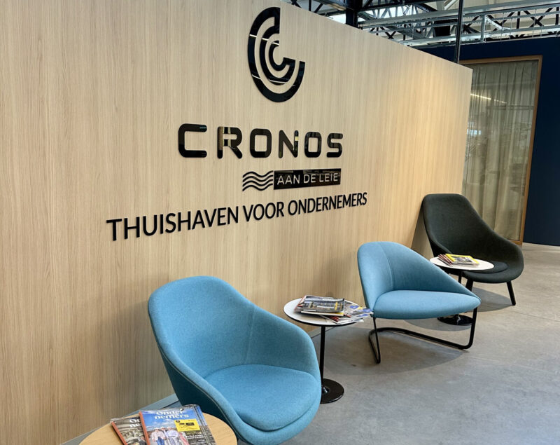 Cronos aan de Leie ontvangstruimte