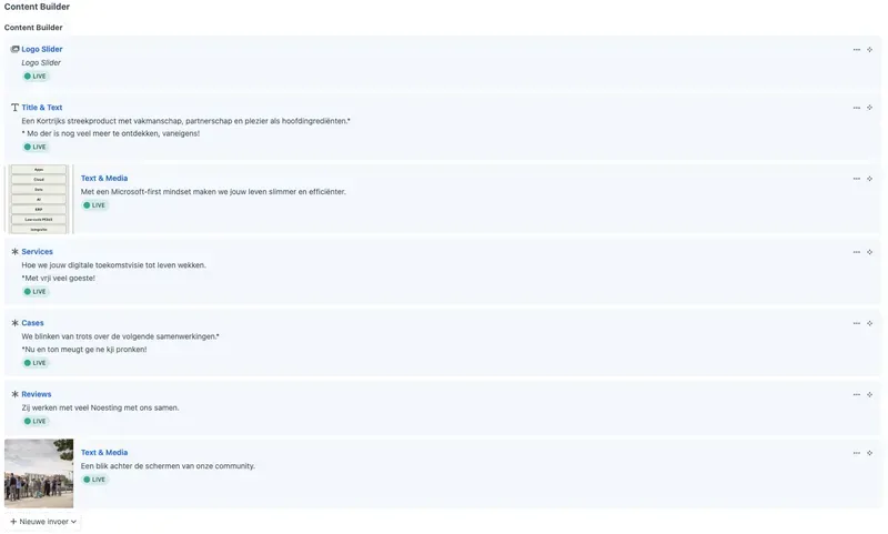Craft 5 content builder